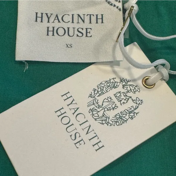 Hyacinth House NEW Green Eyelet Beaded Strap Mini Ibiza Cocktail Dress Size XS - Image 11