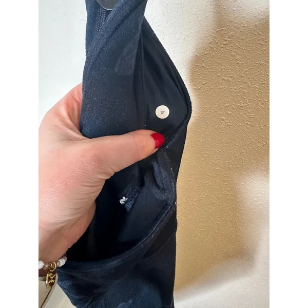 Lululemon Align High‎ Rise Camo Leggings Blue Size 4 - Image 4