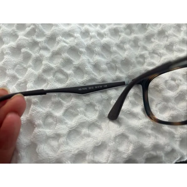 Rayban 7078 2012 51 -18 Havana Brown Satin Silver Eyeglasses Rayban RB7078 145 - Image 3