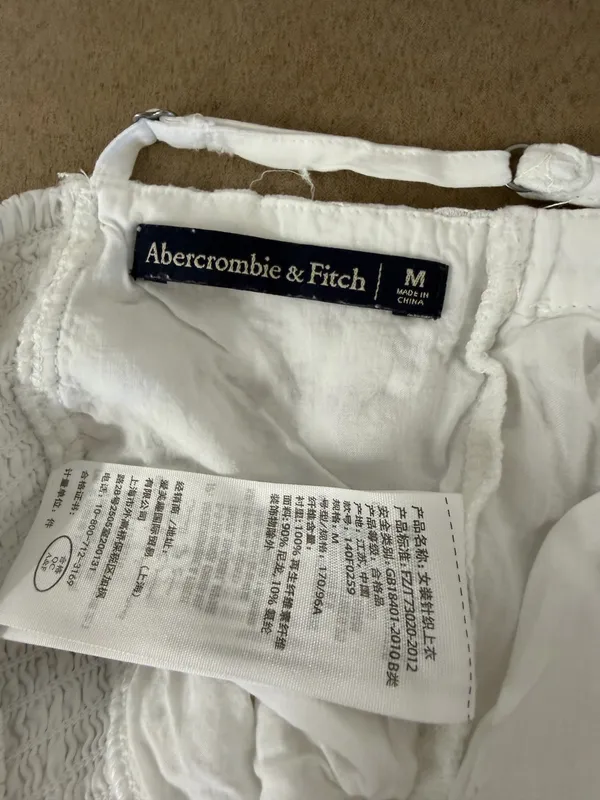 Abercrombie White Lace Tank - Image 5