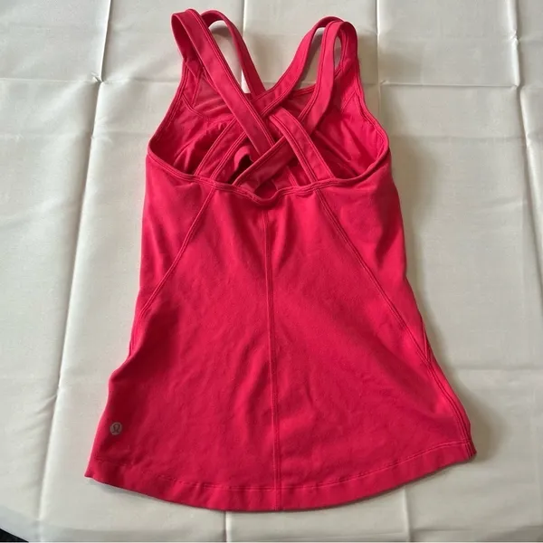 Lululemon Compassion Tank Boom Juice Pink Activewear Athleisure Women's Size 4 - Image 5