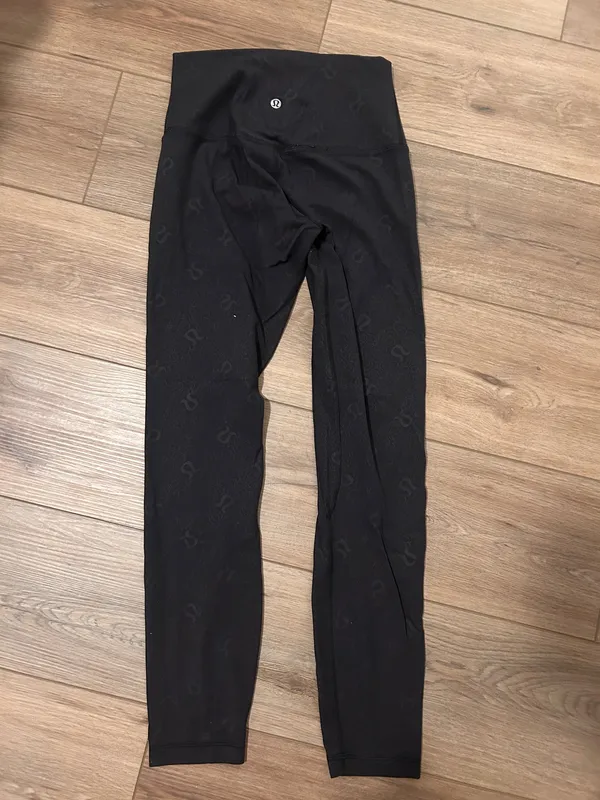 Lululemon Print Leggings Black - Image 2