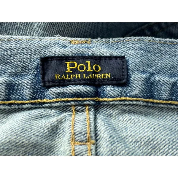Polo Ralph Lauren Avery Jeans Size 27 High Rise Button Fly Patchwork Ankle - Image 7