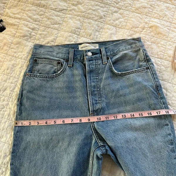 Denim Forum The Boyfriend High Rise Loose Jeans 26 - Image 5