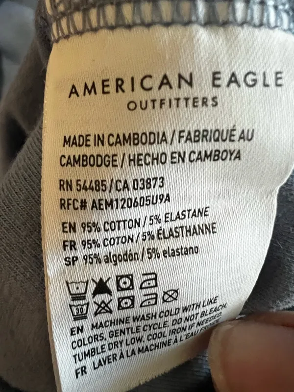 American Eagle NWT Blue Strapless Tube Top Thong Bodysuit XS Y2K - Image 9