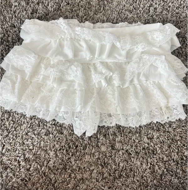 Shein Skirt Mini white - Image 3