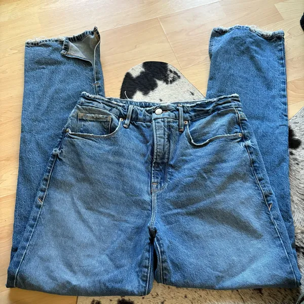 GOOD‎ AMERICAN good american Good Boy in Indigo263 Slit Size 10/30 - Image 2