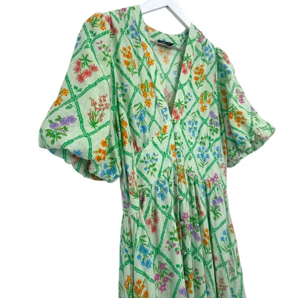 Nobody’s Child x Happy Place by Fearne Cotton Floral Midi Dress Size 6 - Image 4