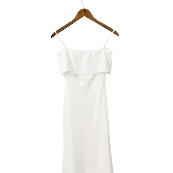 Lulus Exceptional Romance White Off-the-Shoulder Mermaid Maxi Dress size M NWT - Image 6