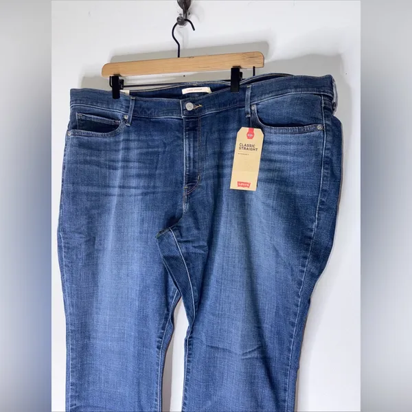 NWT Levi’s Classic Straight Hyper soft‎ Jeans Size 24W - Image 3
