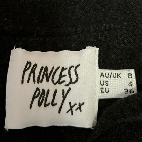 Princess Polly Women's Black High Waisted Pull On Stretch Pencil Mini Skirt 4 - Image 4