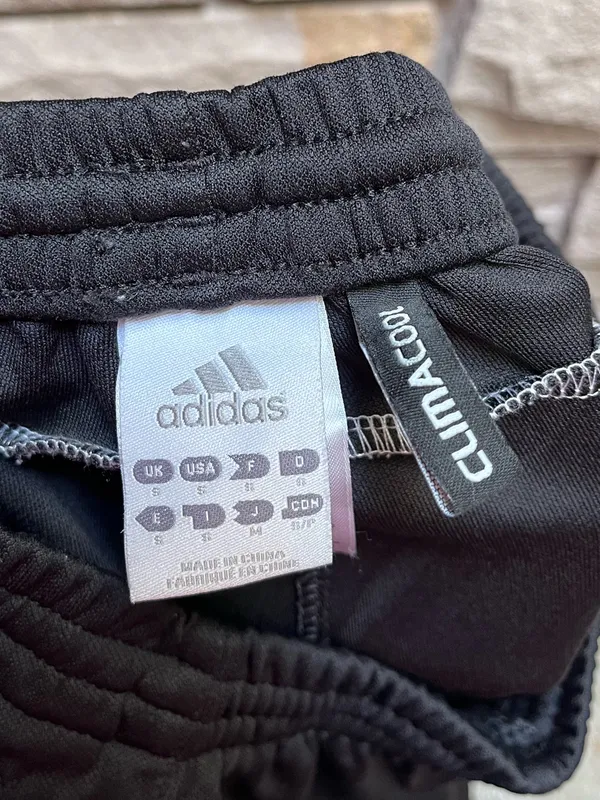 Adidas climacool y2k 09 Black Athletic Shorts with White three stripe Trim small - Image 5
