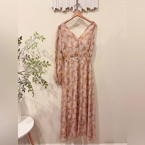 En Saison Winnie One Sleeve Maxi Dress in Sugar Berry Size Small NWT - Image 6