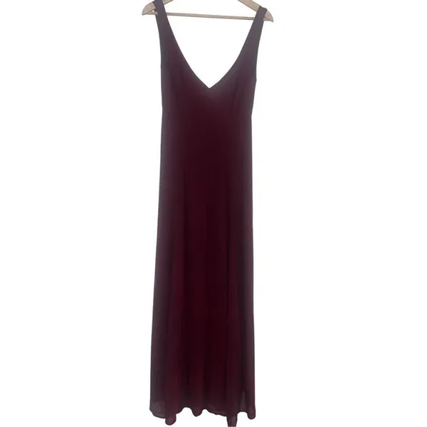 ✨Show Me Your Mumu Burgundy Jenn Maxi Sz Medium Dress✨ - Image 4
