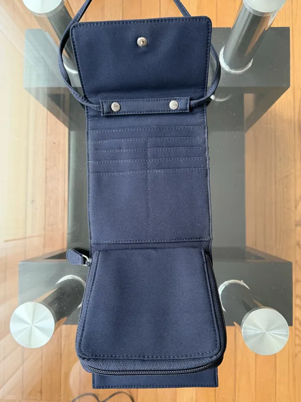 Liz Baker Liz Claiborne Navy Mini Crossbody - Image 3