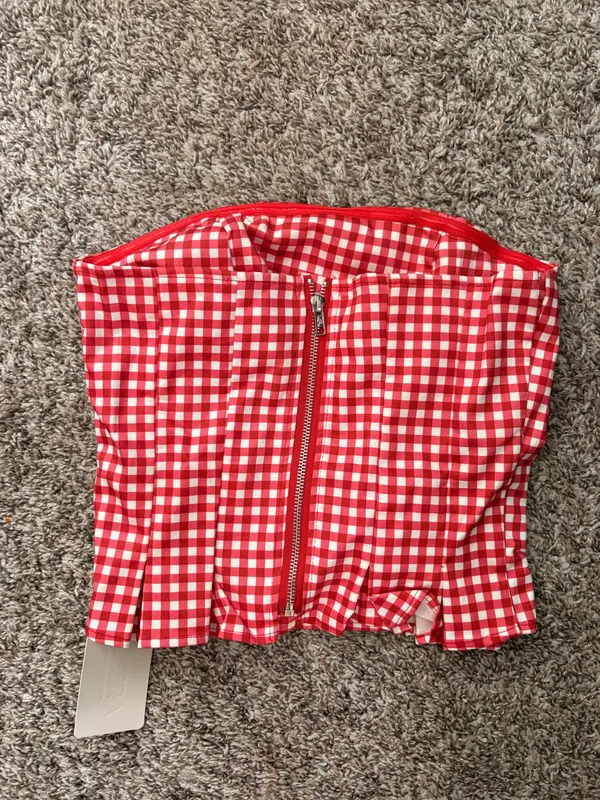 SheIn Musera Checkered Top - Image 2