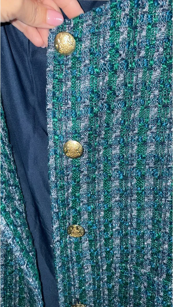 J.Crew Tweed Jacket and Shell 10/L - Image 5
