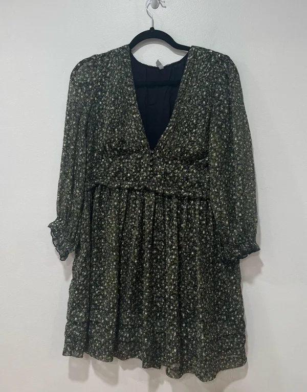 Urban outfitters cheetah print mini dress Medium - Image 2