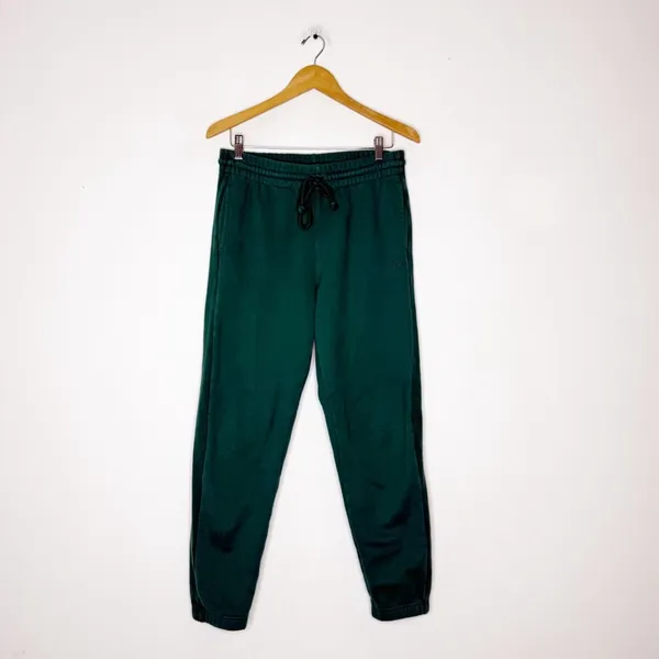 Aritzia TNA Sweatfleece Cozy Boyfriend Sweatpants Green Medium - Image 3