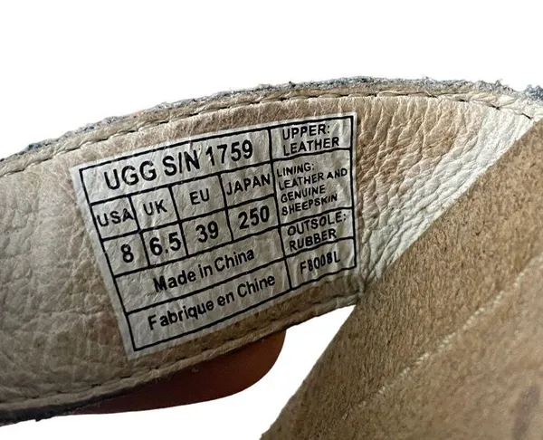 UGG Australia Gypsy Thong Sandals Sz 8 Women‘s - Image 3