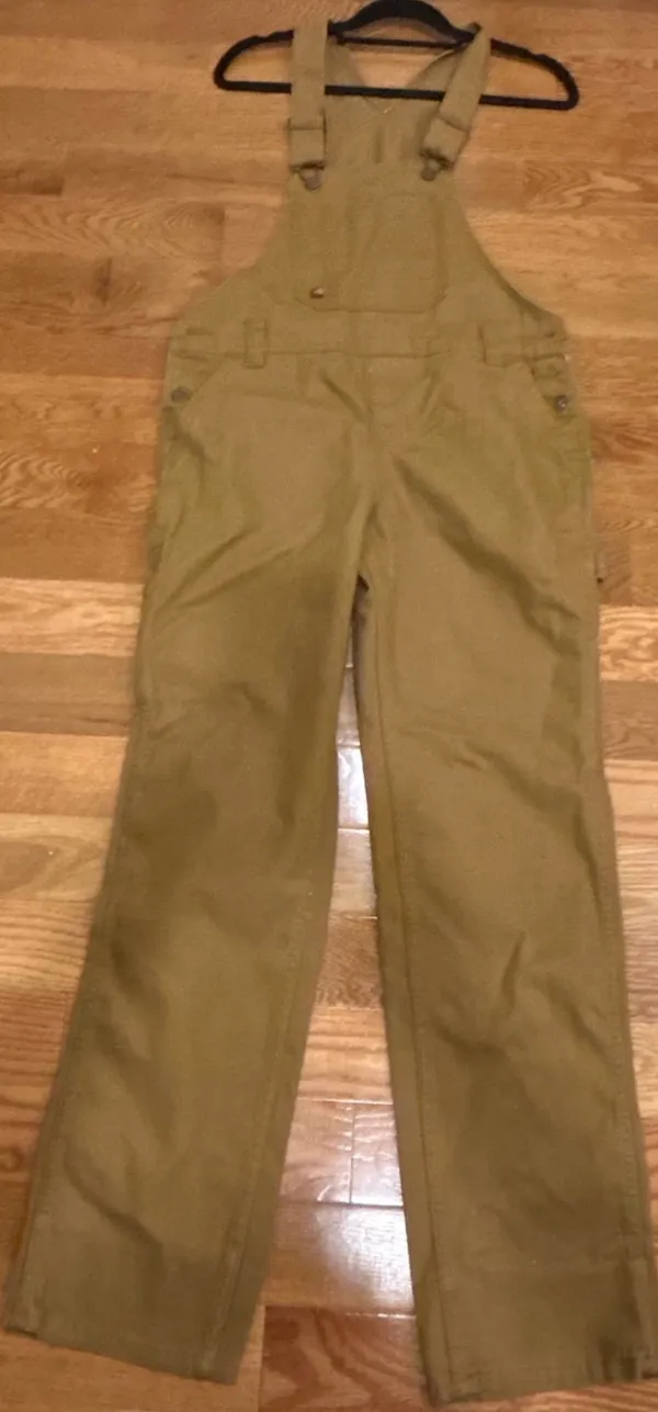 Dickies NWT Relaxed Fit Bib heritage Overalls - Rinsed Brown Duck size M - Image 9