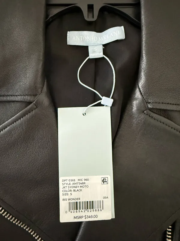 Antonio Melani Leather Jacket - Image 2
