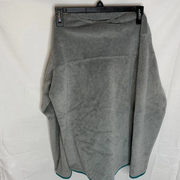Patagonia Teal and Gray Fleece Jacket - Image 5