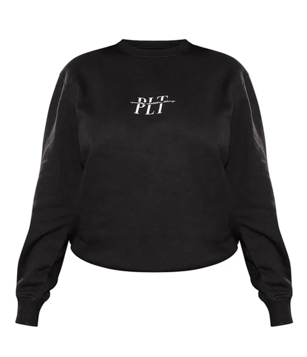 Pretty Little Thing Black sweatshirt - Image 2