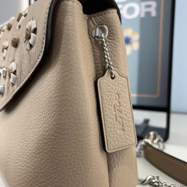 coach Tammie Shoulder Bag With Floral Whipstitch ca146 - Image 7