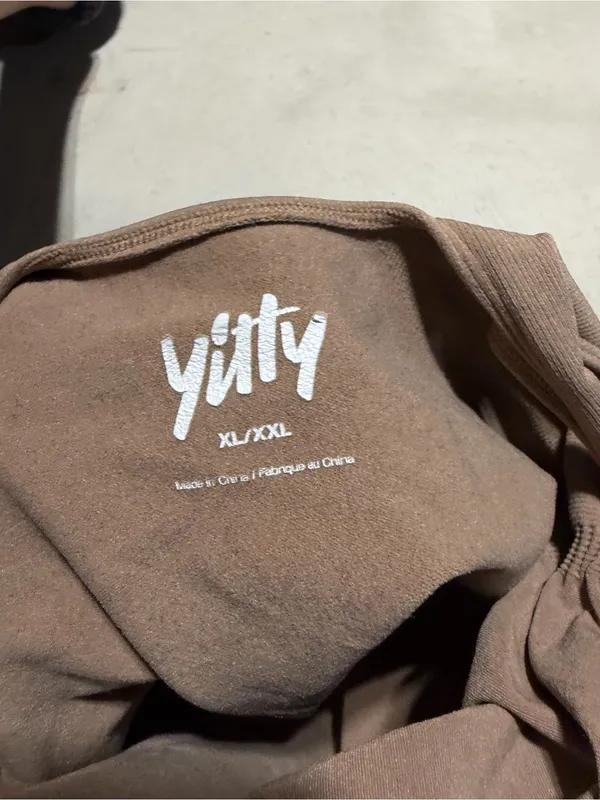 Yitty Ruched tank top bodysuit in Taupe XL/XXL - Image 6