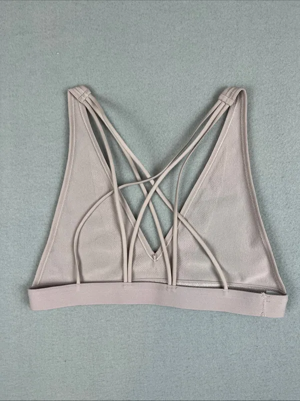 lululemon Pale Pink “A little bit closer” bralette Size: Medium - Image 3