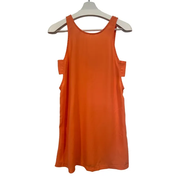 Abercrombie & Fitch Boho Chic Burnt Orange Shift Festival Hippie Sun Dress S - Image 2