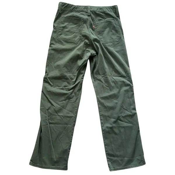 Levi's Women's Utility‎ Pants Sz 29X29 Green Stretch - Image 7