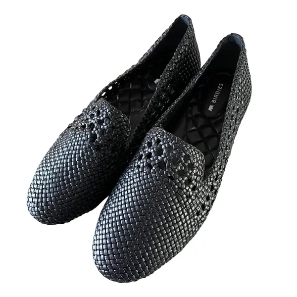 Birdies Starling Final Few Woven Loafers Womens 6.5 Black Quiet Luxury‎ Flats - Image 2