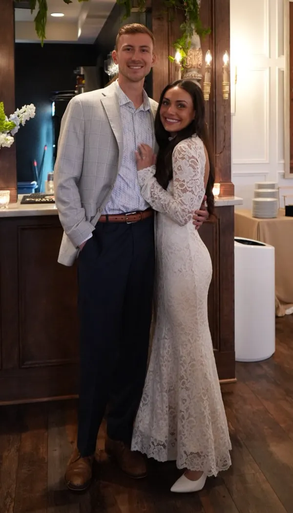 BHLDN Long Sleeve Mock-Neck Stretch Lace Maxi Dress - Image 10