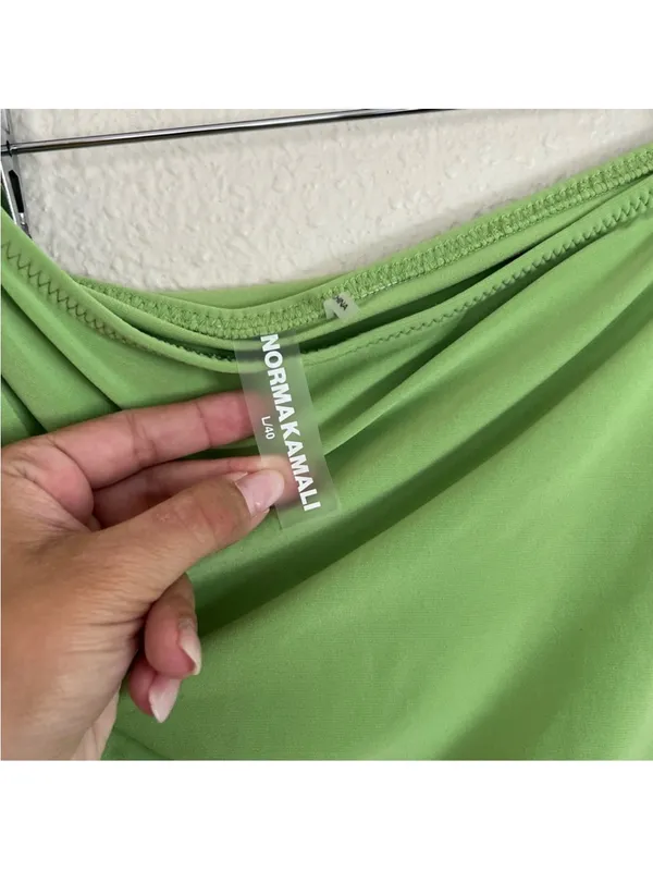 Norma Kamali Diana gown in green - Image 6