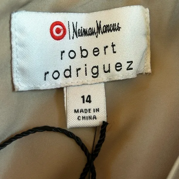 Robert Rodriguez Target Neiman Marcus Black Lace Fit Flare Cocktail Dress Bow 6 - Image 6