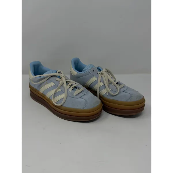 Adidas Gazelle Bold Platform Sneaker Light Blue Cream Gum Women Size 6.5 - Image 3