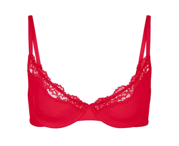 SKIMS fits everybody lace unlined Demi bra - Image 4