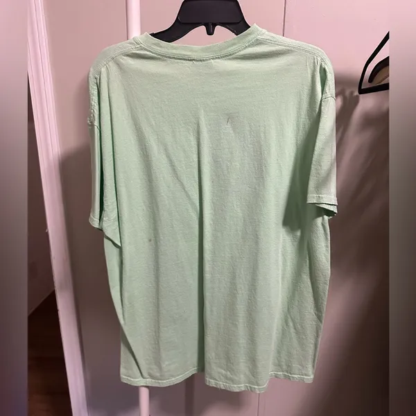 Mint Green and Black Don’t Ruffle My Feathers Graphic Shortsleeve Tshirt size XL - Image 4