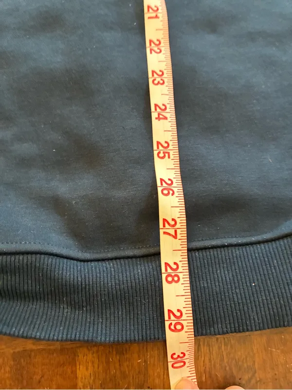 Lululemon Heavyweight Fleece Pullover Tennis Club Crewneck Sweatshirt XL Navy - Image 5