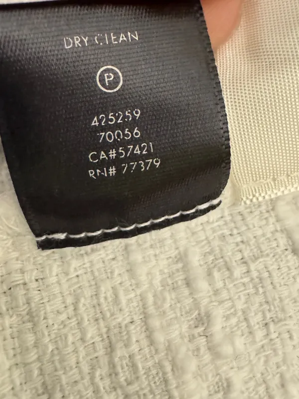 Ann Taylor White Textured Open-Front Jacket - Image 6