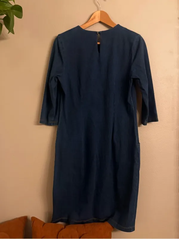 J MCLAUGHLIN Denim Catalyst Sheath Dress‎ - Image 4