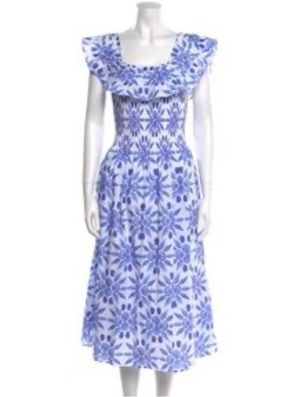 Hill House Akilah Nap Dress - Blue Shell - Image 5