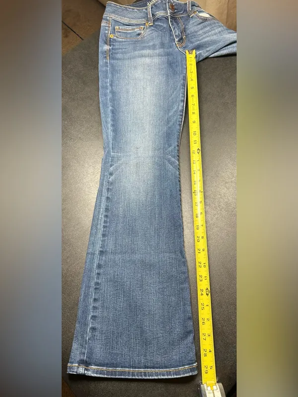 American Eagle Women’s Size 8 Short Low Rise Kick Bootcut Jeans - Image 5