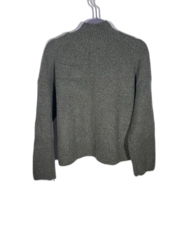 Abercrombie & Fitch Womens Green Mock Neck Sweater Medium - Image 4