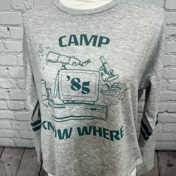 NWT Stranger Things long sleeve soft top size xs - Image 2
