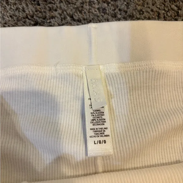 Skims Cotton Ribbed Boxer Shorts - Image 2