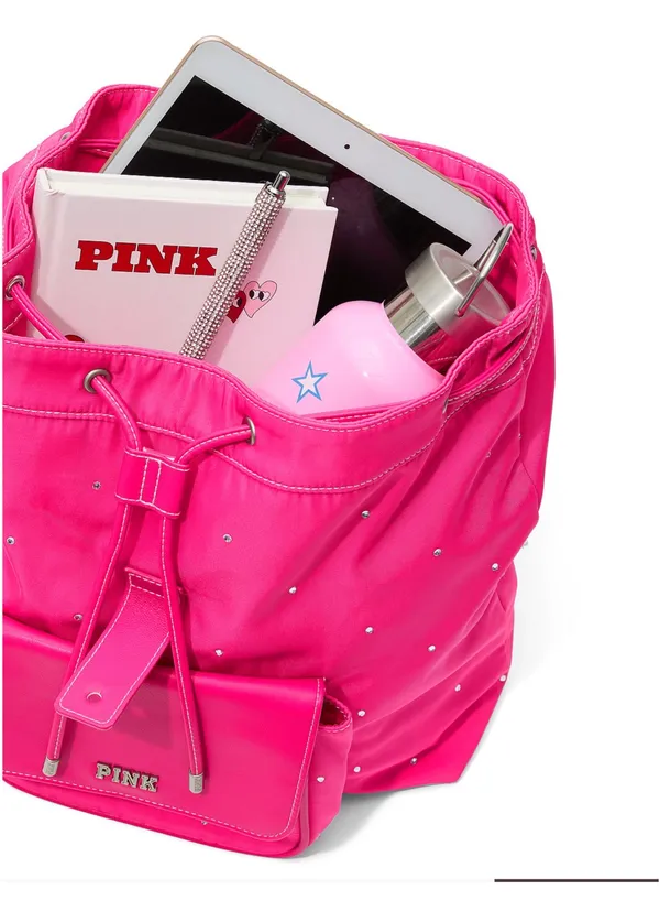 Victoria's Secret PINK Backpack pink Elle bedazzle - Image 4