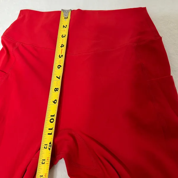 Buffbunny Red Leggings With Pockets Medium - Image 10